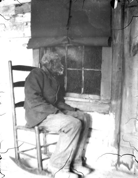 Florida Memory Unidentified Jacksonville African American Man Sitting In A Rocking Chair By