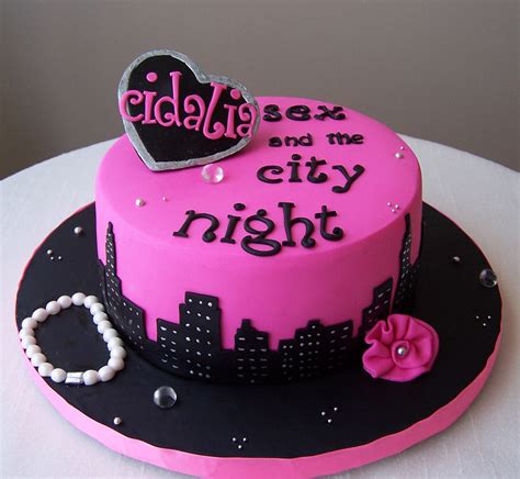 Sex And The City Themed Cake 8 Cake For A Bachelorette Pa Flickr