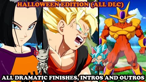Before we jump into the dragon ball fighterz character moves we should first understand what a super move is and a sparkling blast that every fighter can use. All HALLOWEEN Dramatic Finishes, Intros & Outros (ALL DLC ...