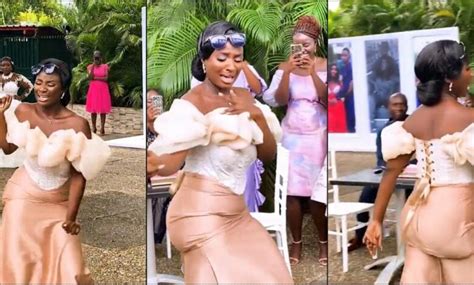 So Beautiful But Hip Pad Did Her Bad — Brides Sister Causes Stir With Dance Moves Video