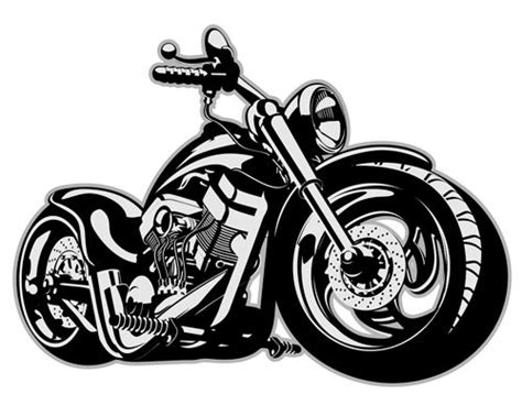 Vintage Motorcycle Illustration Design Vector 02 Art Moto Biker Art