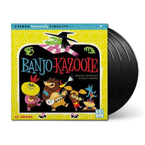 Grant Kirkhope Banjo Kazooie Original Soundtrack Exclusive Black 4x