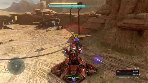 Halo 5 Taking Out A Grunt Mech With A Wraith Youtube