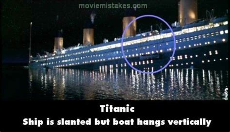 Titanic Movie Mistakes 15 Pics