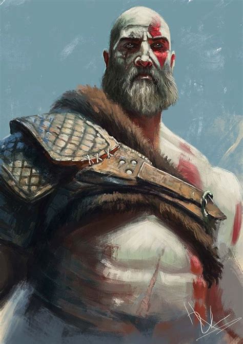 Kratos Hassan Ali Kamangar God Of War Art War Art