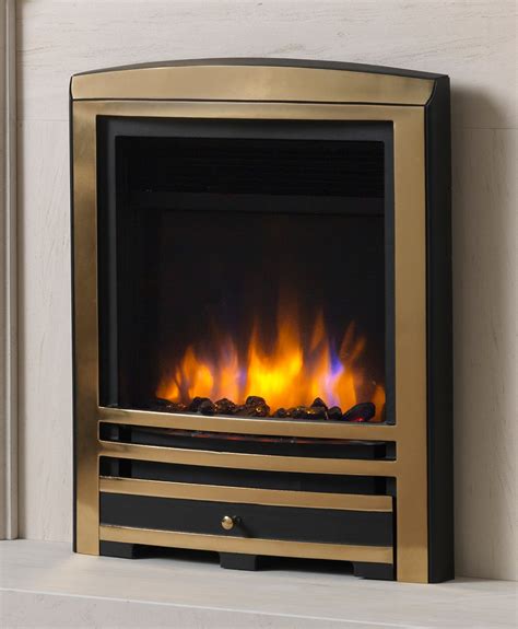 Charlton And Jenrick 16 4d Ecoflame Electric Fire With Cast Arch Fascia