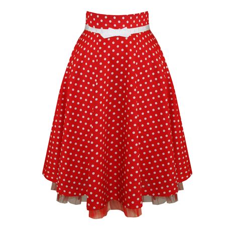 Check Out The Chicest Red Polka Dot Skirt Outfits Carey Fashion