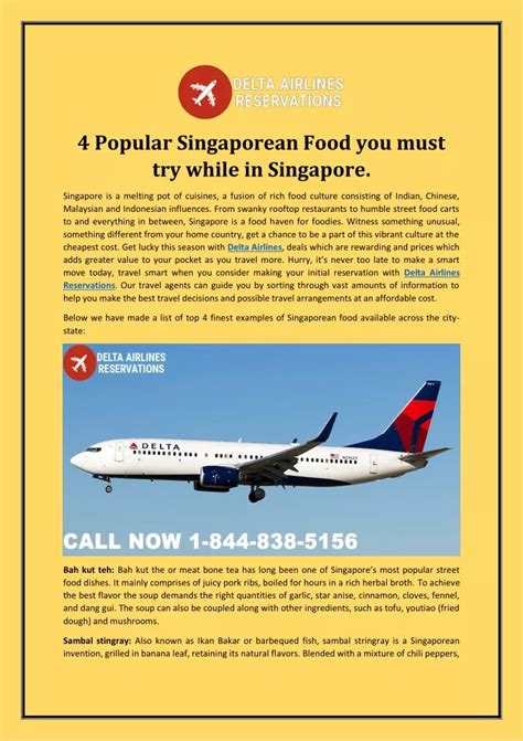 Ppt Popular Singaporean Food You Must Try While In Singapore