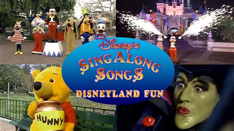 Disney Sing Along Songs Disneyland Fun In Hd Youtube Music