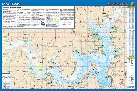 Map Of Lake Texoma Verjaardag Vrouw 2020