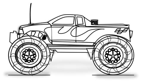 Hot wheels coloring pages monster truck coloring pages wheels. Coloring Pages: Free Printable Monster Truck Coloring ...