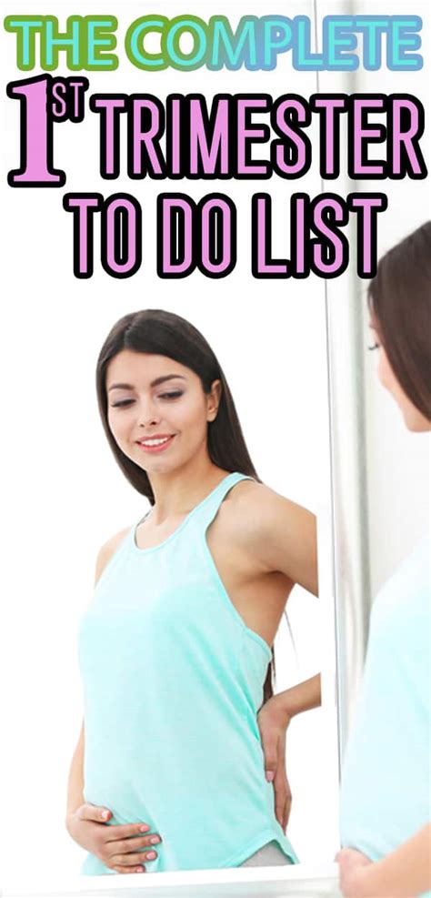 Ultimate First Trimester To Do List The Only One Youll Ever Need