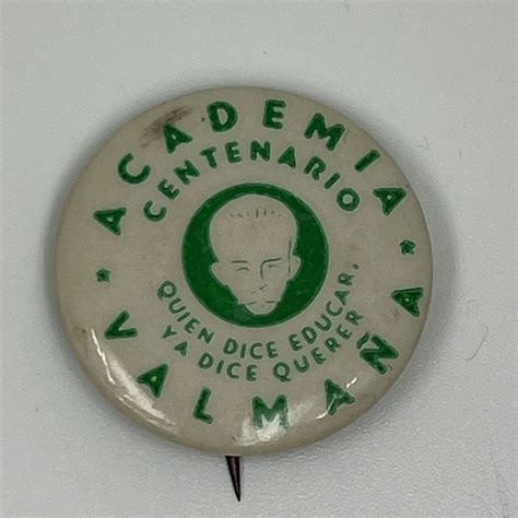 Vintage Cuba Pins Botones Patchs School Academia Valmana Pin