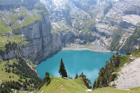 Oeschinen Lake Bernese Oberland Switzerland Oc 5184x3456 R