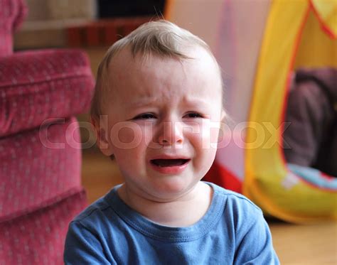 Boy Crying Stock Image Colourbox