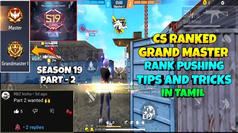 Clash Squad Ranked Grand Master Tips And Tricks In Tamil New Season Cs Rank Push Tips And