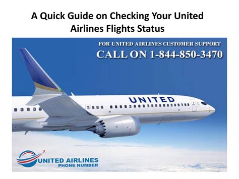 A Quick Guide On Checking Your United Airlines Flights Status By United Airlines Customer