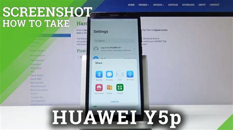 How To Make Screenshot In Huawei Y5p Capture Screen Youtube