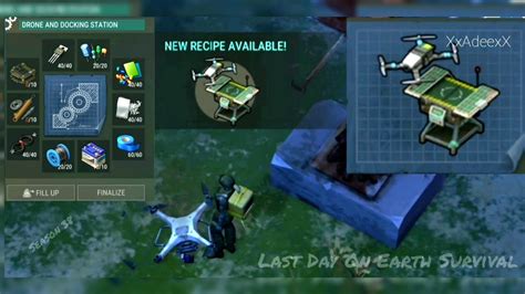 Ldoe Drone And Docking Station Last Day On Earth Survival Xxadeexx