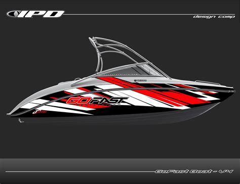 Custom Boat Wrap Design 50 Balance Full Wrap Ipd Jet Ski Graphics
