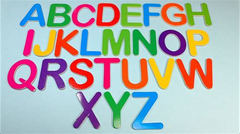 Magnetic Capital Alphabet Letters Unboxing And Learn Colors Kids