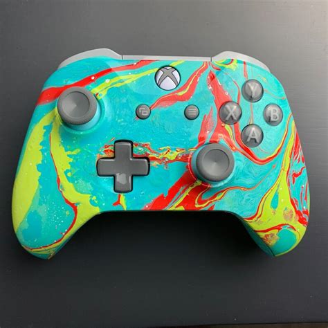 Microsoft Hydro Dipped Xbox One Controller Brand New Etsy Uk