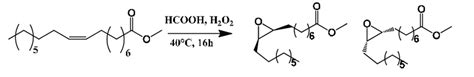 Scheme 1 Epoxidation Reaction Of Methyl Oleate Download Scientific