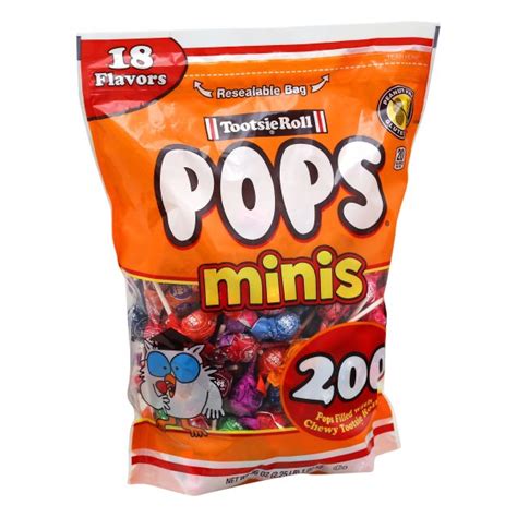Tootsie Roll Pops Minis 18 Flavors 200 Count 102kg American Food Store