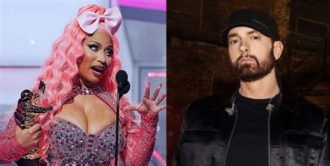 Nicki Minaj Shows Love To Eminem 50 Cent And G Unit From Mtv Stage