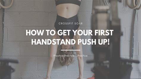 Getting Your First Handstand Push Up Youtube