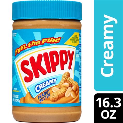 Skippy Creamy Peanut Butter 163 Ounce