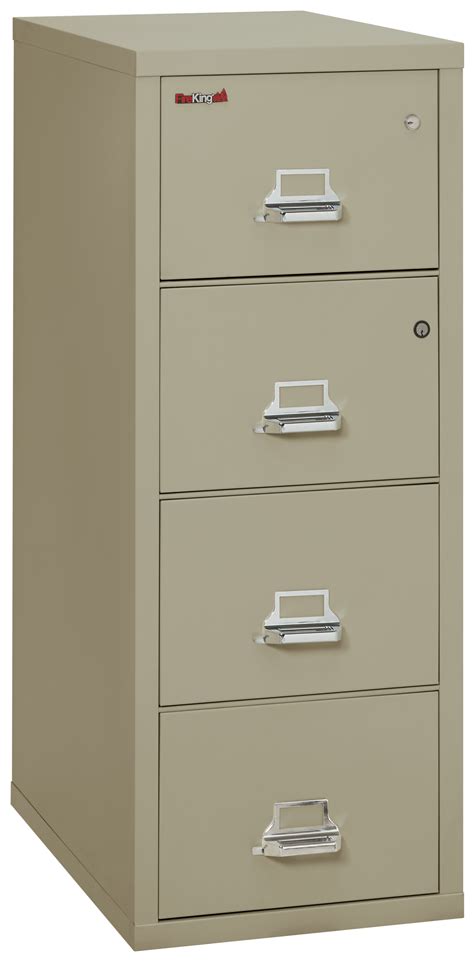 High capacity 4 drawer cabinet offers 196 litres of fire resistant space (49 litres per drawer). Fireking 4 Drawer Legal 31" D Safe-In-A-File fireproof ...