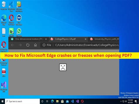 How To Fix Microsoft Edge Crashes Or Freezes When Opening Pdf Steps Techs Gizmos