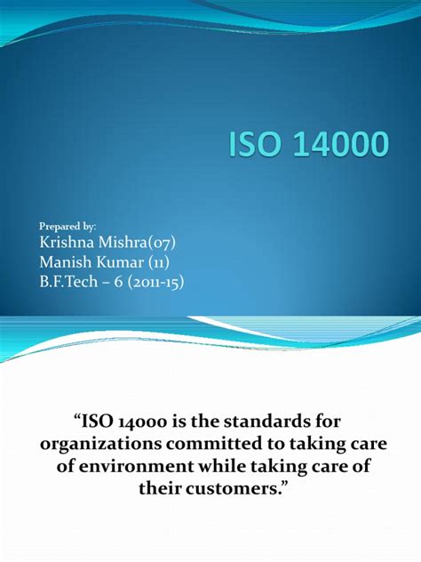 Iso 14000 Pdf Environmental Resource Management Natural Environment