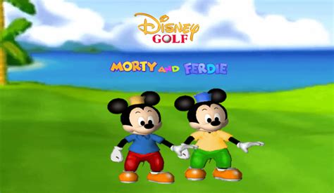 disney golf morty and ferdie fieldmouse outfits mickey and friends fan art 44878762 fanpop