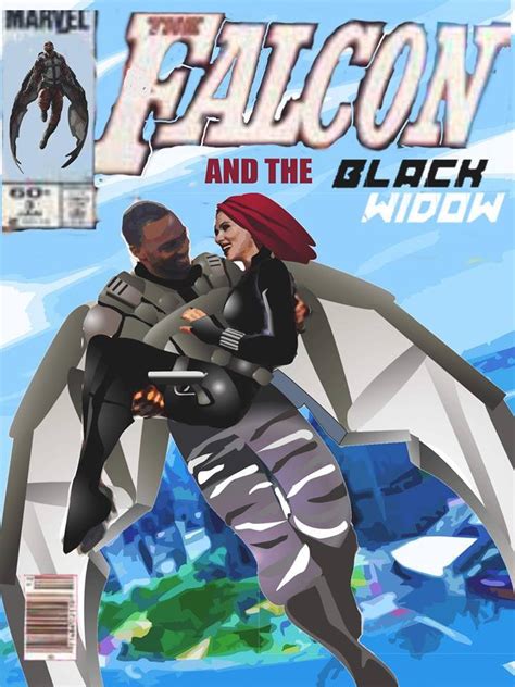 Fanart — The Falcon And Black Widow Super Sexy Couple