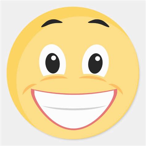 School Sticker With Smiley Face Emoji Zazzle