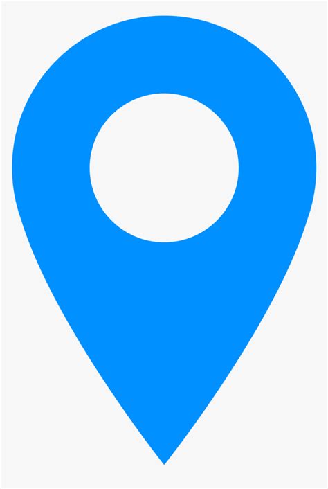 Location Blue Pin Drop Icon Hd Png Download Kindpng