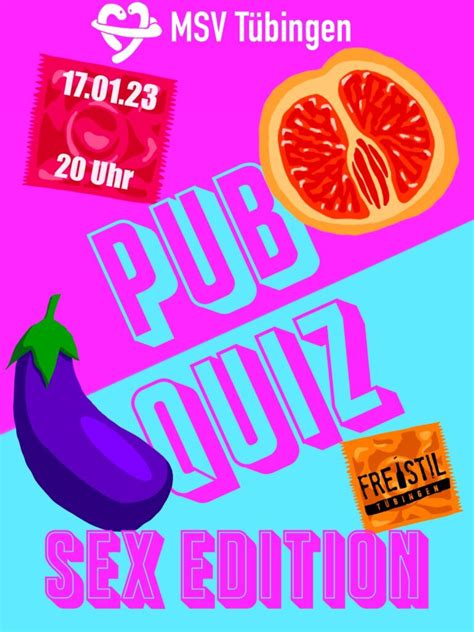 Pub Quiz Sex Edition Das Tübinger Campusmagazin