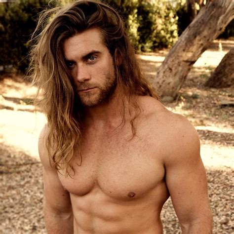 Long Haired Muscle Hunk Brock Ohurn