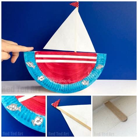 35 Paper Plate Boat Craft For Toddlers Aitchaeriesh