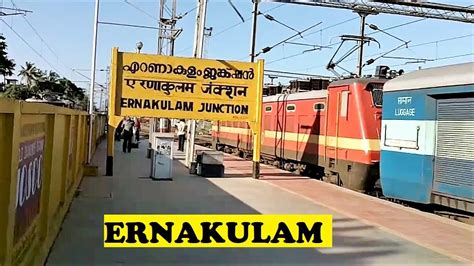 Netravati express (16345/46) kerala ve maharashtra başkentlerini bağlayan her gün ekspres tren. Kerala Express Departs Ernakulam Junction - YouTube