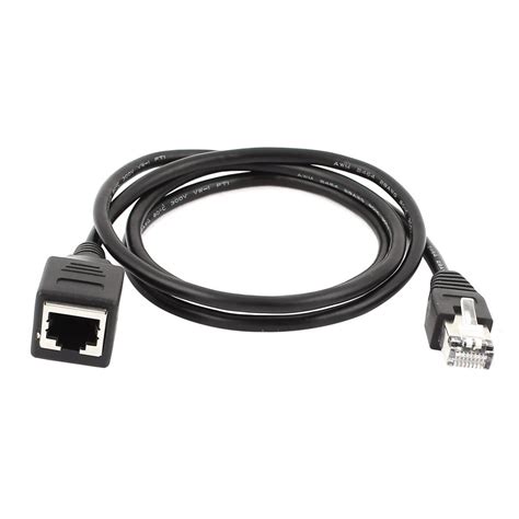 1m 33ft Rj45 Male To Female Ethernet Network Extension Cable Extender