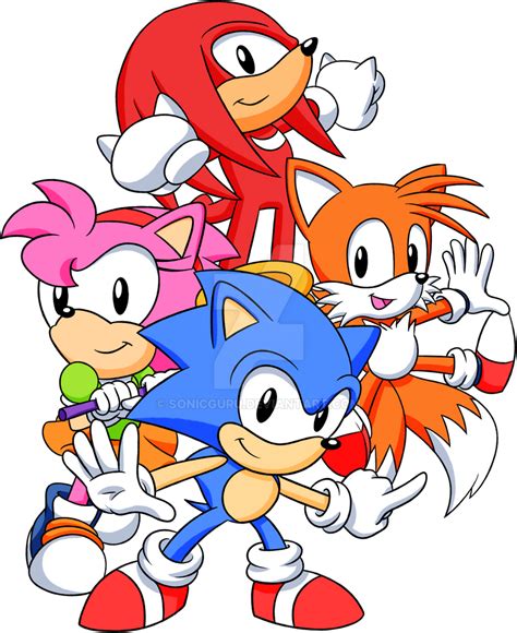 Classic Team Sonic By Sonicguru On Deviantart