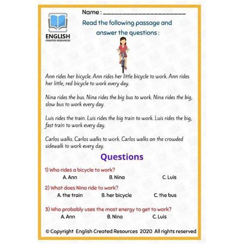 Reading Comprehension For Grade 2 Shopee Philippines