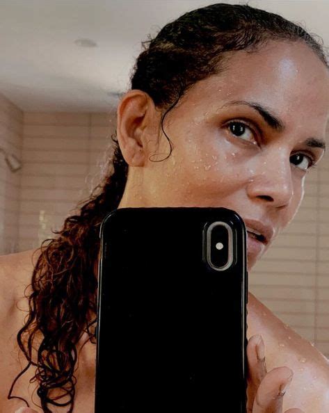Halle Berry Stuns In Drenched Shower Selfie On Instagram
