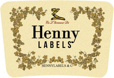 Printable Blank Hennessy Label Png Customize And Print