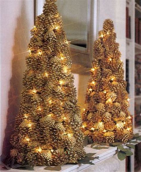 48 Fabulous Christmas Pine Cone Decorations Pine Cone Christmas Tree