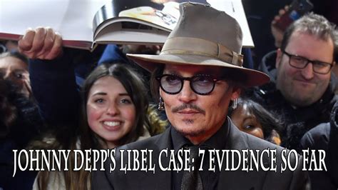 Johnny Depp S Libel Case 7 Evidence So Far Youtube