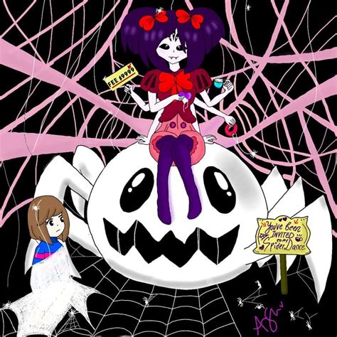 A Fanart Of Muffet And Frisk I Hope You Like It What Do You Think